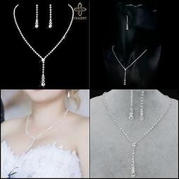 Jewelry Set for Women Under 10 Dollars Silver Plated Necklac