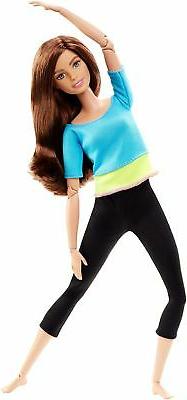 Barbie Made to Move Barbie Doll, Blue Top 