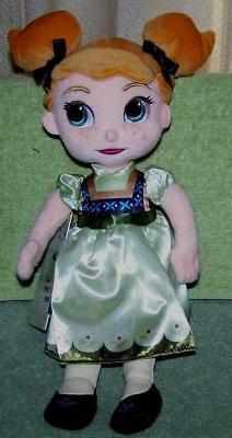 Disney Animator's Collection Plush ANNA 13" Doll from Frozen