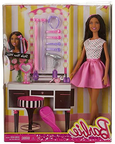 Barbie Doll with Hair Accessory, African-American