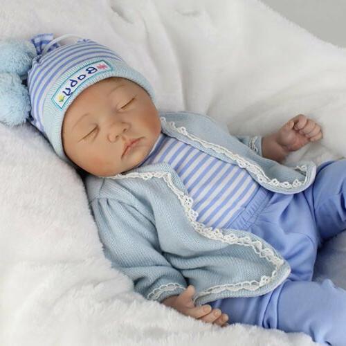 22inch Vinyl Silicone Baby Boy Doll Birthday Gifts