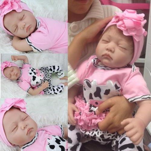 22" Handmade Reborn Baby Toy Newborn Lifelike Silicone Vinyl