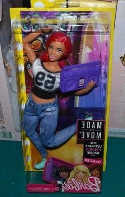 NEW-2017-MADE TO MOVE DANCER BARBIE DOLL-ARTICULATED-NEON RE