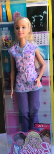 New Barbie Pretend Play Nurse Doll Toy For Toddlers Girls Pr