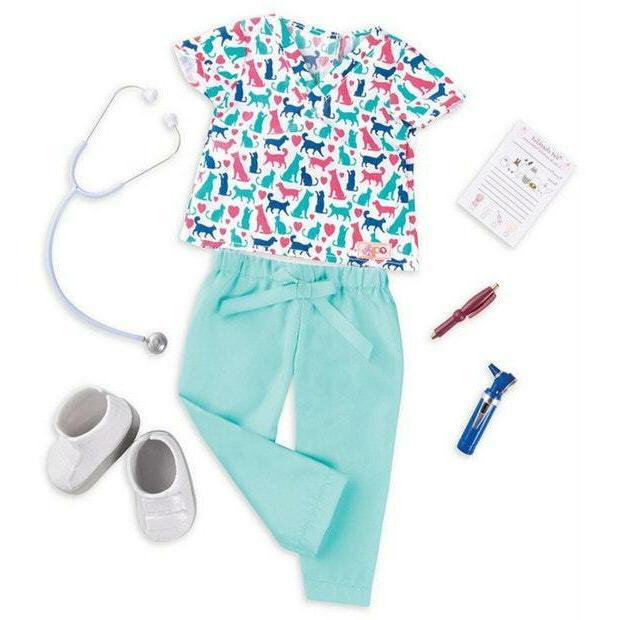 our generation healthy paws vet outfit clothing