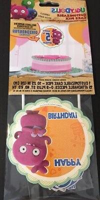 Customizable Cardboard Cake Pick Birthday Age Party Supplies