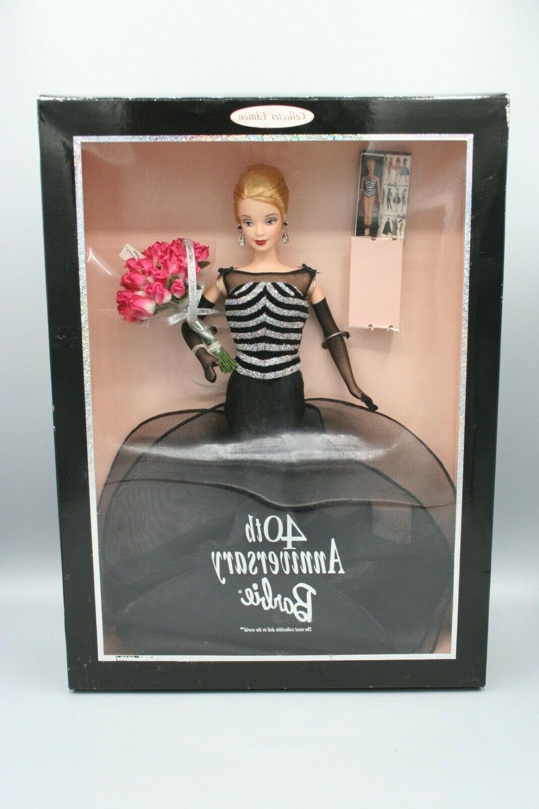 vintage 1999 40th anniversary barbie collector edition