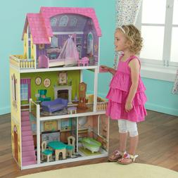 Large Girls Dollhouse Barbie Mansion Playset Gift Set Wood D