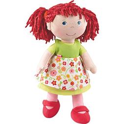 HABA Liese 12" Soft Doll with Blue Eyes and Red Pigtails