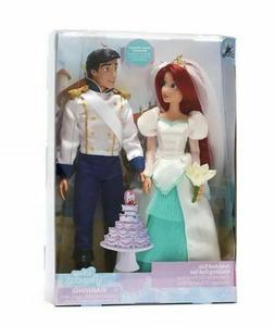 Disney Little Mermaid Ariel And Prince Eric Wedding Doll Set