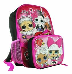 LOL Surprise Doll Friends 16" Back to School Book Bag Backpa