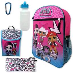 LOL Surprise Doll Girls School Backpack Lunch Box Book Bag C