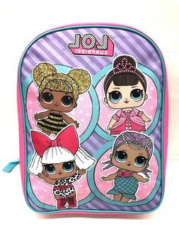 15" School Book Bag Backpack Girls Toddler New Licensed