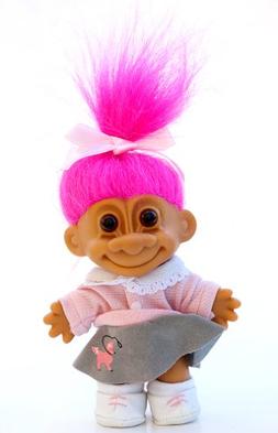 My Lucky 1950's Poodle Skirt 6" Troll Doll 