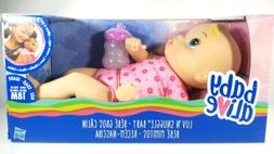 Baby Alive Luv N Snuggle Baby Doll Blonde Brand New