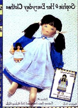MAKE 21" SOPHIE DOLL, HER CLOTHES & SMALL BABY DOLL SEWING P