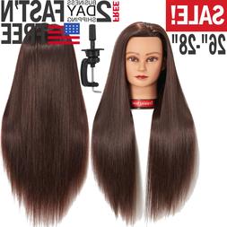 Mannequin Head With Hair Female Cosmetology Manikin Head Sta