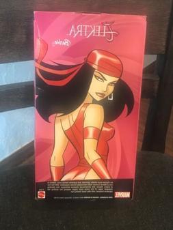 MARVEL ELEKTRA BARBIE DOLL WITH ACCESSORIES NIB  Mattel 2005