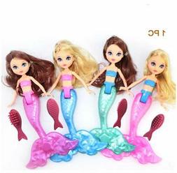 HappyShip Mermaid Doll Toy for Girls Swimming Pool Bath Toy 