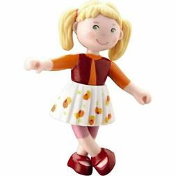 HABA Little Friends Milla - 4" Bendy Girl Doll Figure with B
