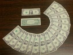 1/3 Scale Us $1's Lot Of 19