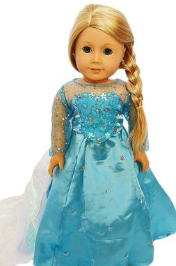 My Brittany's Elsa Gown for American Girl Dolls- 18 Inch Dol