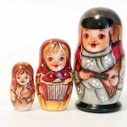 For Kids Russian Musical Family Matryoshka Babushka Signed W