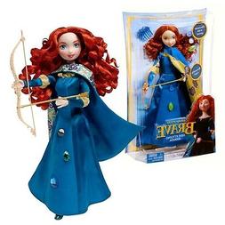 NEW Disney Pixar BRAVE Gem Styling MERIDA 10.5" Doll with Re