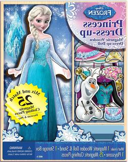 NEW Frozen Elsa, Anna, or Trolls Dress Up Magnetic Wooden Dr