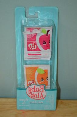 NEW Hasbro Baby Alive Doll Juice Apple Orange Mix 10 Packets