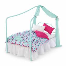 NEW in BOX American Girl Canopy Bed Bedroom & Bedding Set Fo