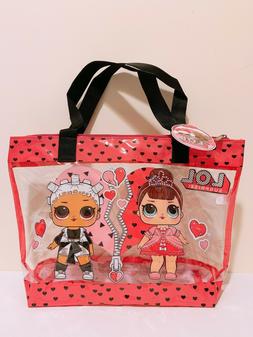 NEW LOL Surprise Doll Girls Toddler PVC Clear Carry All Tote