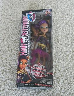 NEW Monster High Clawdeen Wolf Frights Camera Action Black C