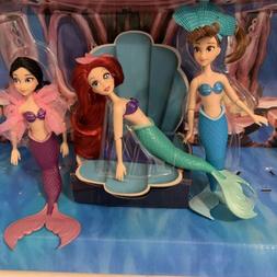 NEW! Disney Store Little Mermaid 30th Anniversary Ariel & He