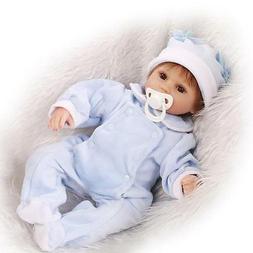 Cheap 17" Realistic Live Baby Dolls Kids B-day Gift