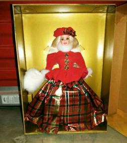 NIB 1996 Jewel Princess Barbie Doll Blonde Winter Princess C