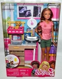 NIB-BARBIE DOLL: SUMMER ZOO DOCTOR-MONKEY, TIGER/LION, LAPTO