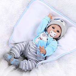 Reborn Baby Doll Soft Silicone Vinyl Baby Boy 22inch 55cm Ma