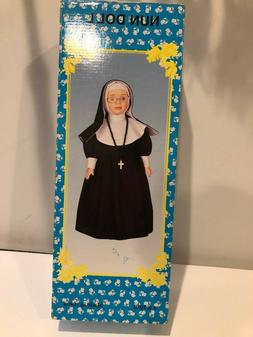 Nun Doll in Blue Box Classic and Well Crafted Unused Excelle