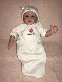 nursery time baby doll light skin blue