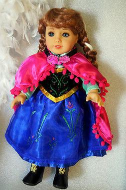 OOAK American Girl Custom Doll &bull; artdoll Anna from Frozen 