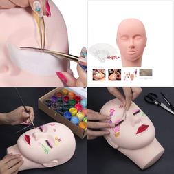 Practice Training Head Makeup Cosmetology Mannequin Doll Eye