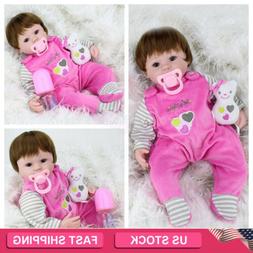 Realistic Handmade Girl Doll Lifelike Newborn Vinyl Silicone