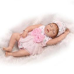 Girl Silicone Full Body 22 Inch Reborn Dolls Realistic Lifel