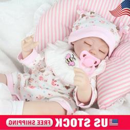 Lifelike Newborn Artist Handmade 16" Sleeping Girl Doll Gift