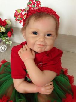 Baby Girl 22" Newborn Dolls Realistic Handmade Gifts For Kid