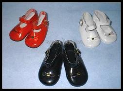 SAVE 25% on 3 pair of 3-1/2" x 1-1/2 inch Patent Doll SHOES 