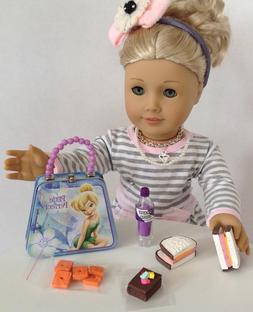 School Lunch Box & Food for American Girl Doll 18 inch Acces