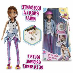 Soy Luna Fashion doll + pendant doll with skates and helmet 