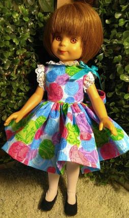 SSO DOLL CLOTHES TURQUOISE DRESS for TONNER 14" BETSY McCALL
